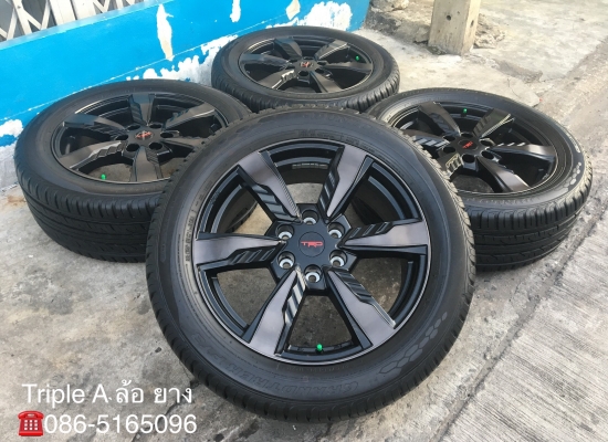 แม็กป้ายแดง All New Fortuner TRD ขอบ 20 พร้อมยางป้ายแดง Dunlop 265-50-20 ปี 18