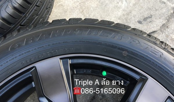 แม็กป้ายแดง All New Fortuner TRD ขอบ 20 พร้อมยางป้ายแดง Dunlop 265-50-20 ปี 18