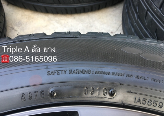 แม็กป้ายแดง All New Fortuner TRD ขอบ 20 พร้อมยางป้ายแดง Dunlop 265-50-20 ปี 18