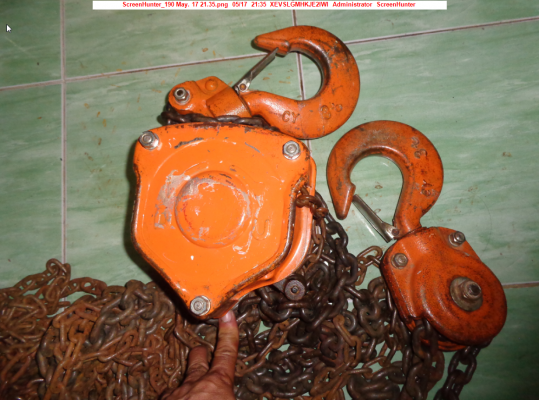 ขายรอกโซ่สาวVITAL 3ตัน MADE IN JAPAN โซ่ยาว 10 เมตร