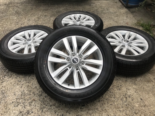 ล้อมิว x ขอบ 18 พร้อมยางป้ายแดง