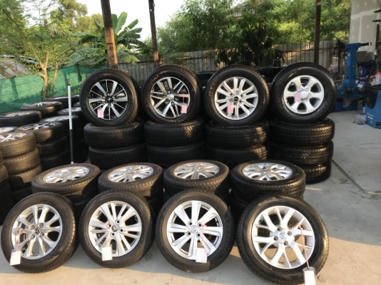 ล้อ isuzu ขอบ 18 พร้อมยางป้ายแดงปี18