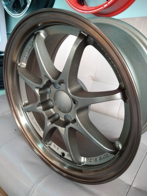 แม็กใหม่ขอบ 15 ราคา 7500 พร้อมยางไทย 11700 บาท พร้อมติดตั้ง