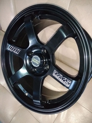 แม็กใหม่ te37 ก้านยกขอบ 15 ราคา 7500 พร้อมยางไทย 11700 บาท