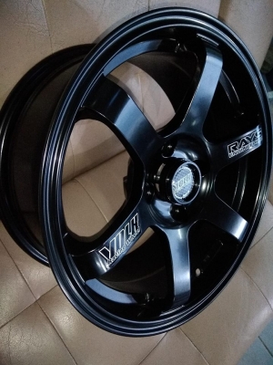 แม็กใหม่ te37 ก้านยกขอบ 15 ราคา 7500 พร้อมยางไทย 11700 บาท