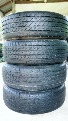 ล้อกระทะ 6รู ขอบ17 พร้อมยางมิชลิน 265 65R17 ปี13