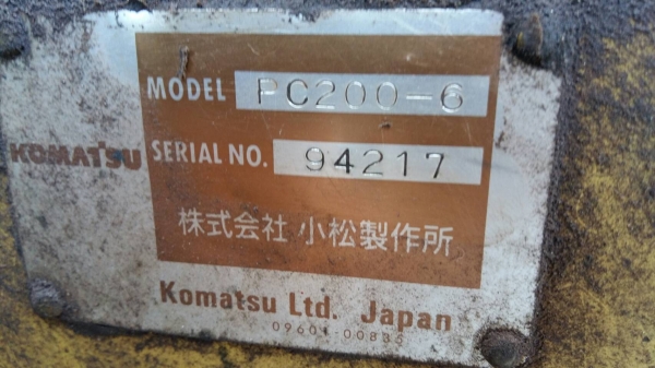 ขายรถแม็กโคKomatsu PC200-6มีเอกสารพร้อมโอน ขายรถแม็กโคKomatsu PC200-6มีเอกสารพร้อมโอน