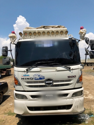 Hino380ปี56 พ่วงเเม่ลูก รถสวยวิ่งน้อยใมค์2เเสนกว่าโล