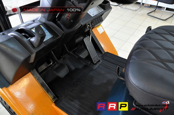 ขายรถโฟล์คลิฟท์มือสอง TOYOTA รุ่น 7FG15-17362 นำเข้าจากประเทศญี่ปุ่น 100\% ไม่เคยใช้งานในไทย