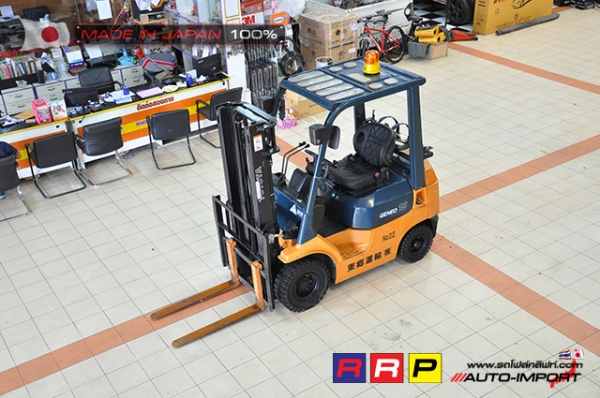 ขายรถโฟล์คลิฟท์มือสอง TOYOTA รุ่น 7FG15-17362 นำเข้าจากประเทศญี่ปุ่น 100\% ไม่เคยใช้งานในไทย