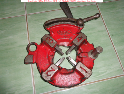 ขายหัวต๊าปเกลียวขนาด 2นิ้ว ยี่ห้อ REX พร้อมฟันต๊าป