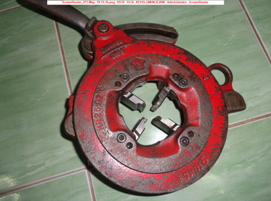 ขายหัวต๊าปเกลียวขนาด 2นิ้ว ยี่ห้อ REX พร้อมฟันต๊าป