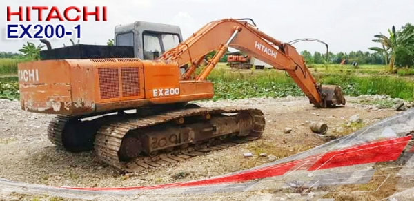 HITACHI EX200-1 Used Crawler Excavator With Original Pump Medium Condition For sale.