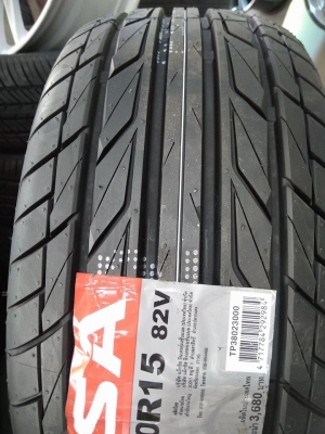 ยางไทยแบรนด์แม็กซิส เทรดแวร์ต่ำ ขอบ 15 ราคาสี่เส้น 6500 บาท