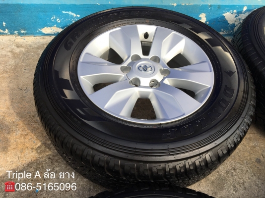 ล้อแม็ก Toyota Revo ขอบ17 พร้อมยาง Dunlop 265-65-17 ปลายปี 17 แม็กสวย ดอกเต็มๆ