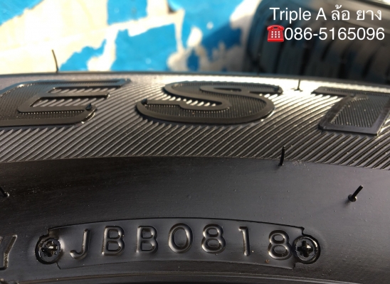 ล้อแม็กป้ายแดง Toyota Revo ขอบ17 พร้อมยางป้ายแดง Bridgestone 265-65-17 ปี 18 สวย เนียน มีตุ่ม