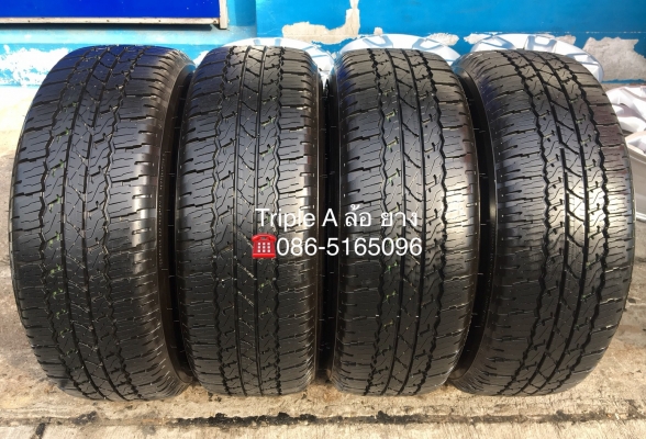 ล้อแม็กป้ายแดง Toyota Revo ขอบ17 พร้อมยางป้ายแดง Bridgestone 265-65-17 ปี 18 สวย เนียน มีตุ่ม