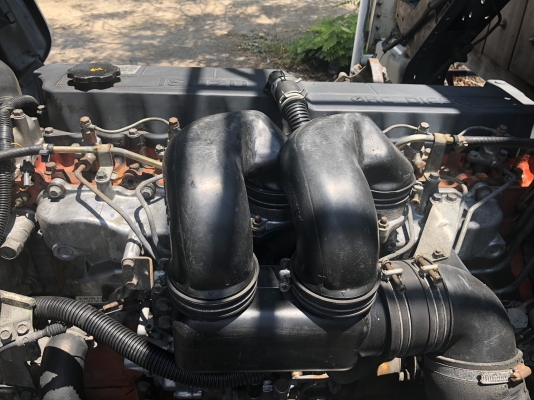 ขาย6ล้อISUZU Deca195แรงเครื่อง6HH รถห้างแท้ กระบะพร้อมคอกเหล็กแป็ปประปายาว7.20เมตร ช่วงล่างใหญ่