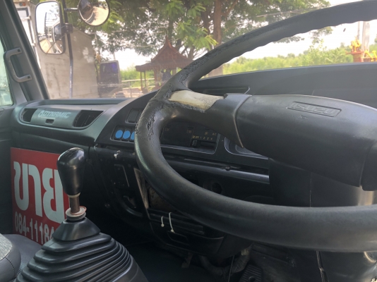 ขาย6ล้อISUZU Deca195แรงเครื่อง6HH รถห้างแท้ กระบะพร้อมคอกเหล็กแป็ปประปายาว7.20เมตร ช่วงล่างใหญ่