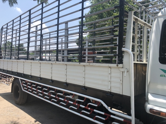ขาย6ล้อISUZU Deca195แรงเครื่อง6HH รถห้างแท้ กระบะพร้อมคอกเหล็กแป็ปประปายาว7.20เมตร ช่วงล่างใหญ่