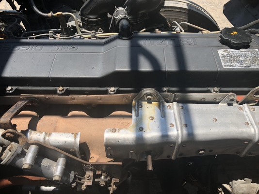 ขาย6ล้อISUZU Deca195แรงเครื่อง6HH รถห้างแท้ กระบะพร้อมคอกเหล็กแป็ปประปายาว7.20เมตร ช่วงล่างใหญ่
