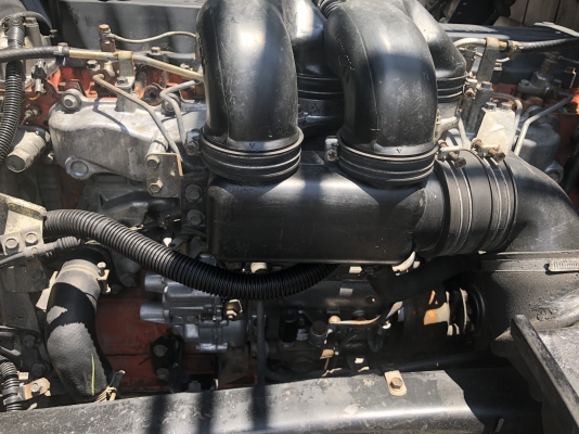 ขาย6ล้อISUZU Deca195แรงเครื่อง6HH รถห้างแท้ กระบะพร้อมคอกเหล็กแป็ปประปายาว7.20เมตร ช่วงล่างใหญ่