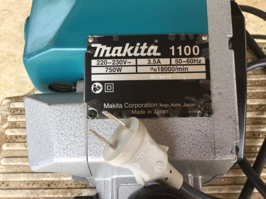 ขายกบไฟฟ้า 3&quot; มือ2 ยี่ห้อ MAKITA รุ่น 1100 Made in Japan