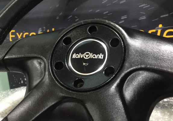 พวงมาลัย Italy lanti แท้‼ Made in Italy วงหนังสภาพสวย หายาก