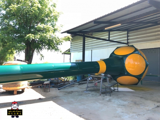 หอถังเหล็กเก็บน้ำทรงลูกกอล์ฟ สูง 12 เมตร ความจุ 12 ลบ.ม. พร้อมใช้งาน