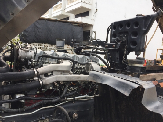 รถพ่วงฝากขาย HINO 380แรง ปลายปี 56 ดั้มพ์เหล็กเกษตร เฟืองไว HiSpeed