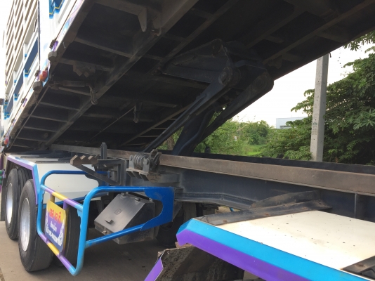 รถพ่วงฝากขาย HINO 380แรง ปลายปี 56 ดั้มพ์เหล็กเกษตร เฟืองไว HiSpeed