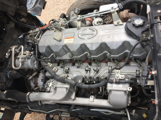 รถพ่วงฝากขาย HINO 380แรง ปลายปี 56 ดั้มพ์เหล็กเกษตร เฟืองไว HiSpeed