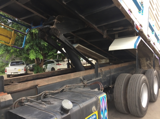 รถพ่วงฝากขาย HINO 380แรง ปลายปี 56 ดั้มพ์เหล็กเกษตร เฟืองไว HiSpeed