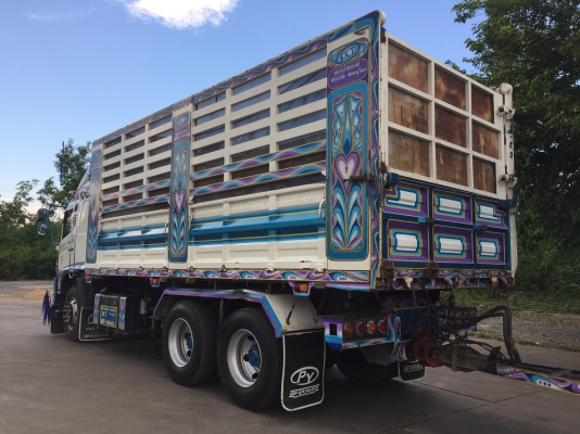 รถพ่วงฝากขาย HINO 380แรง ปลายปี 56 ดั้มพ์เหล็กเกษตร เฟืองไว HiSpeed