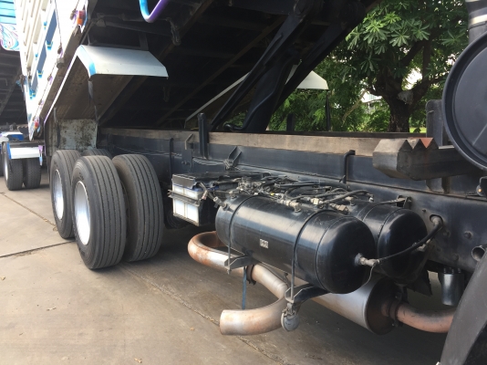 รถพ่วงฝากขาย HINO 380แรง ปลายปี 56 ดั้มพ์เหล็กเกษตร เฟืองไว HiSpeed