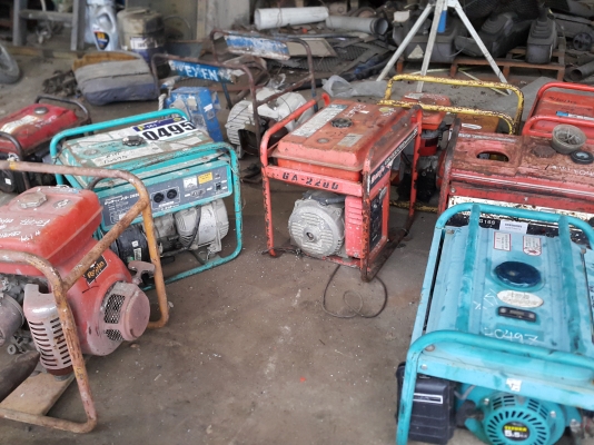 เครื่องปั่นไฟ ของเก่านอกพึ่งนำเข้ามา มี 20 เครื่อง มาเลือกซื้อได้ ขายเครื่องละ 3000