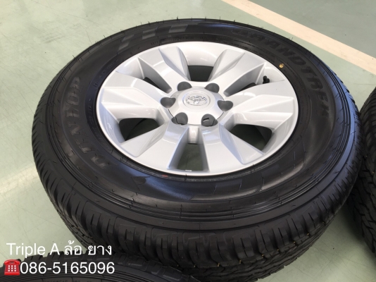 สดใหม่ ยกโชว์รูม ล้อแม็กพร้อมยางป้ายแดง Toyota Revo ขอบ17 Dunlop 265-65-17