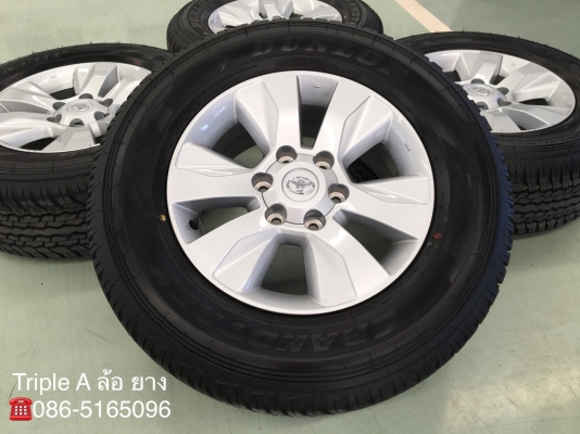 สดใหม่ ยกโชว์รูม ล้อแม็กพร้อมยางป้ายแดง Toyota Revo ขอบ17 Dunlop 265-65-17