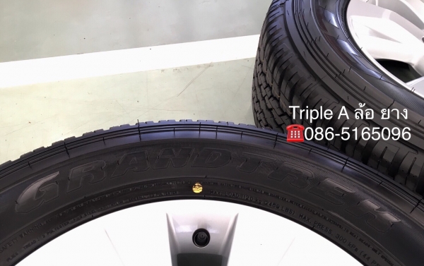 สดใหม่ ยกโชว์รูม ล้อแม็กพร้อมยางป้ายแดง Toyota Revo ขอบ17 Dunlop 265-65-17