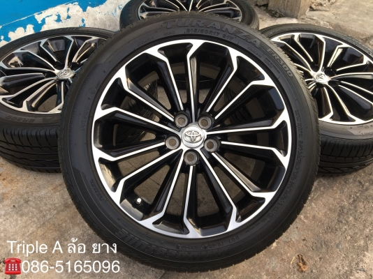 ล้อแม็ก Toyota New Altis ES Sport ขอบ 17 พร้อมยาง Bridgestone 215-50-17 ปลายปี 15