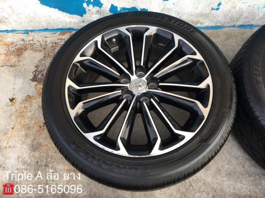ล้อแม็ก Toyota New Altis ES Sport ขอบ 17 พร้อมยาง Bridgestone 215-50-17 ปลายปี 15