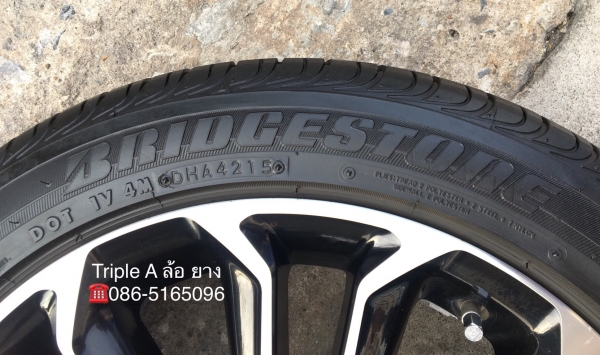 ล้อแม็ก Toyota New Altis ES Sport ขอบ 17 พร้อมยาง Bridgestone 215-50-17 ปลายปี 15
