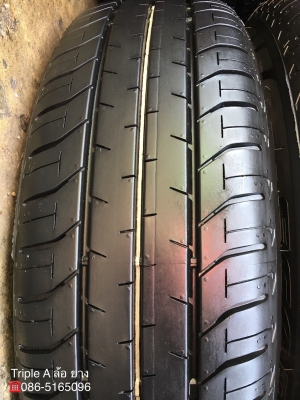ยางป้ายแดง Bridgestone 185-60-15 ปี 18 ตุ่มเป้งๆ เส้นสีชัดๆ