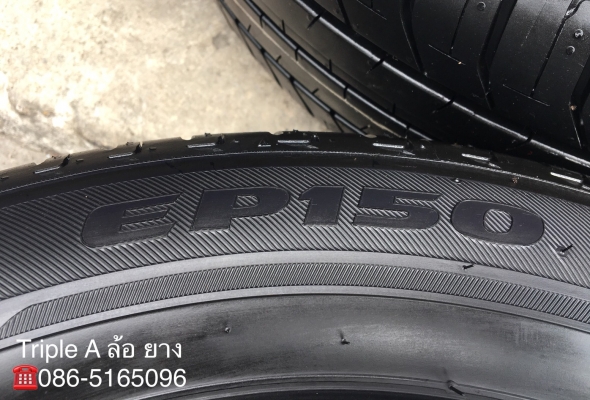 ยางป้ายแดง Bridgestone 185-60-15 ปี 18 ตุ่มเป้งๆ เส้นสีชัดๆ