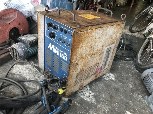 ขายตู้เชื่อมไฟฟ้า Pana tig mini150 สภาพดีออกจากโรงงาน อุปกรณ์สายเชื่อมครบ ราคา 12,500 บาท