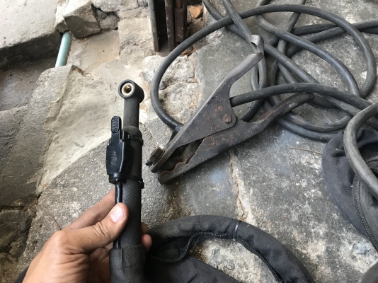 ขายตู้เชื่อมไฟฟ้า Pana tig mini150 สภาพดีออกจากโรงงาน อุปกรณ์สายเชื่อมครบ ราคา 12,500 บาท