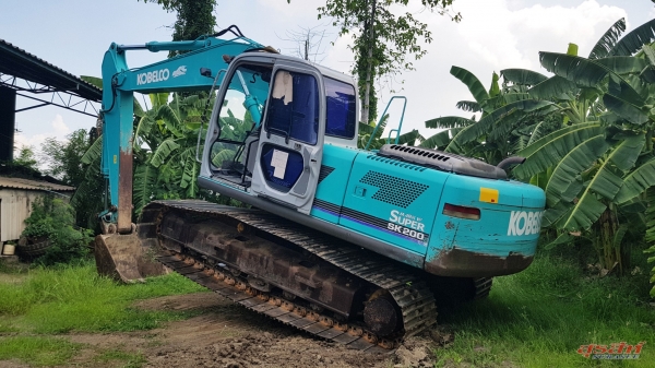 ขายรถแบคโฮ KOBELCO SK200-6 Yn10 Super รุ่นยอดนิยม ใช้งาน 13,xxx ชั่วโมง รถสวย สภาพดี พร้อมใช้งาน เอกสารเล่มทะเบียน ภาษีไม่ขาด