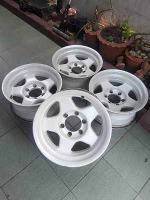 Max ลายแบรดเลย์ 6/139 ขอบ 16*8 ET-25 สภาพสวยๆ 1ชุด