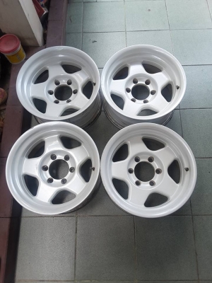 Max ลายแบรดเลย์ 6/139 ขอบ 16*8 ET-25 สภาพสวยๆ 1ชุด