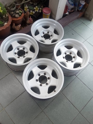 Max ลายแบรดเลย์ 6/139 ขอบ 16*8 ET-25 สภาพสวยๆ 1ชุด